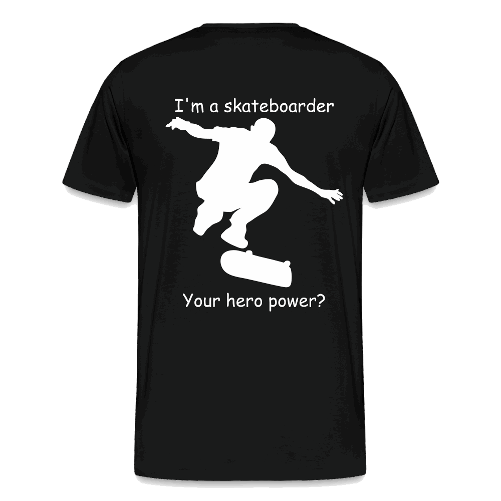 Hero Skater Männer Premium T-Shirt - Schwarz