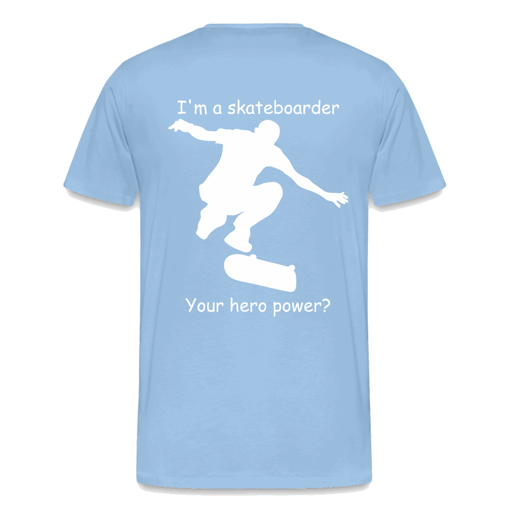 Hero Skater Männer Premium T-Shirt - Sky