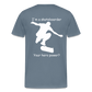 Hero Skater Männer Premium T-Shirt - Blaugrau