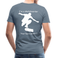 Hero Skater Männer Premium T-Shirt - Blaugrau