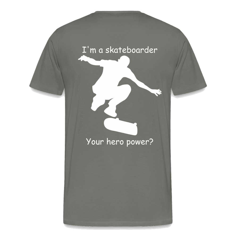 Hero Skater Männer Premium T-Shirt - Asphalt