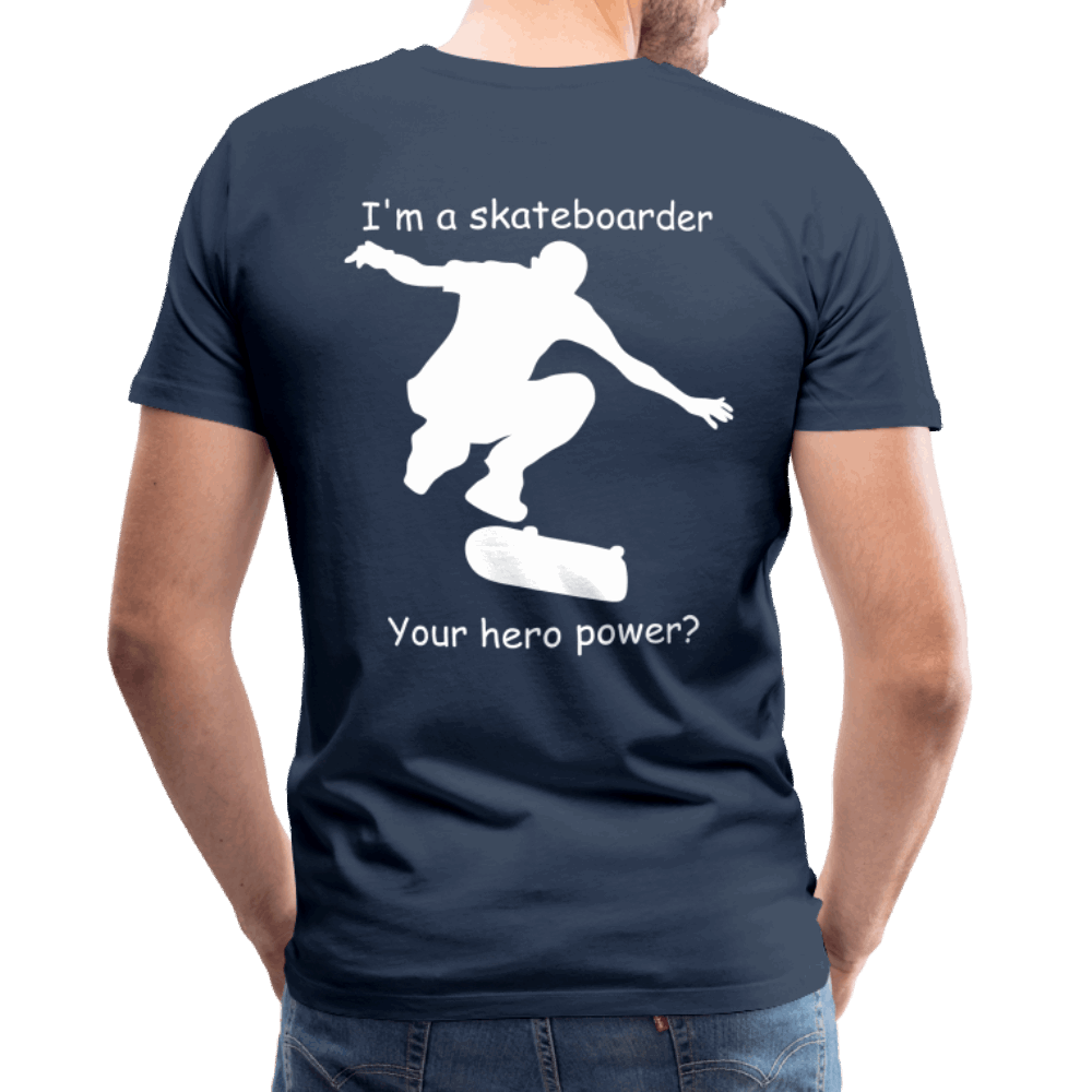 Hero Skater Männer Premium T-Shirt - Navy