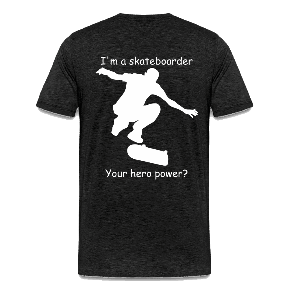 Hero Skater Männer Premium T-Shirt - Anthrazit