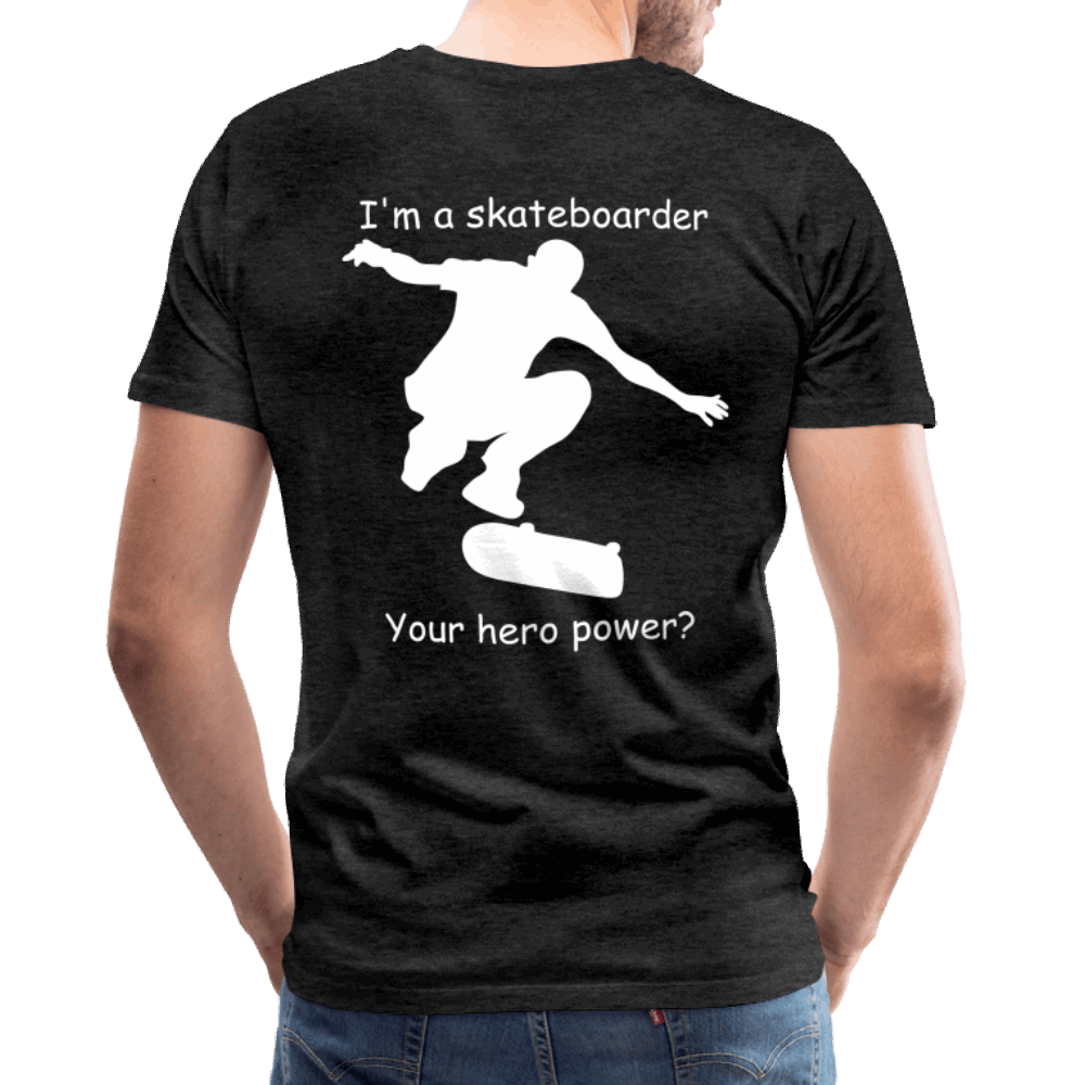 Hero Skater Männer Premium T-Shirt - Anthrazit