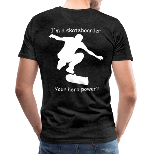 Hero Skater Männer Premium T-Shirt - Anthrazit