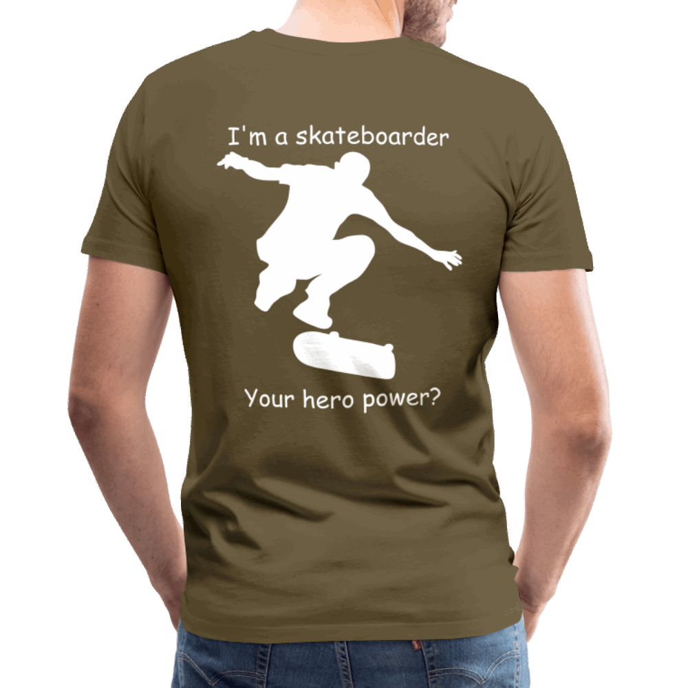 Hero Skater Männer Premium T-Shirt - Khaki