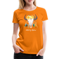 T-Shirt mit Indianer Stierkopf - Orange