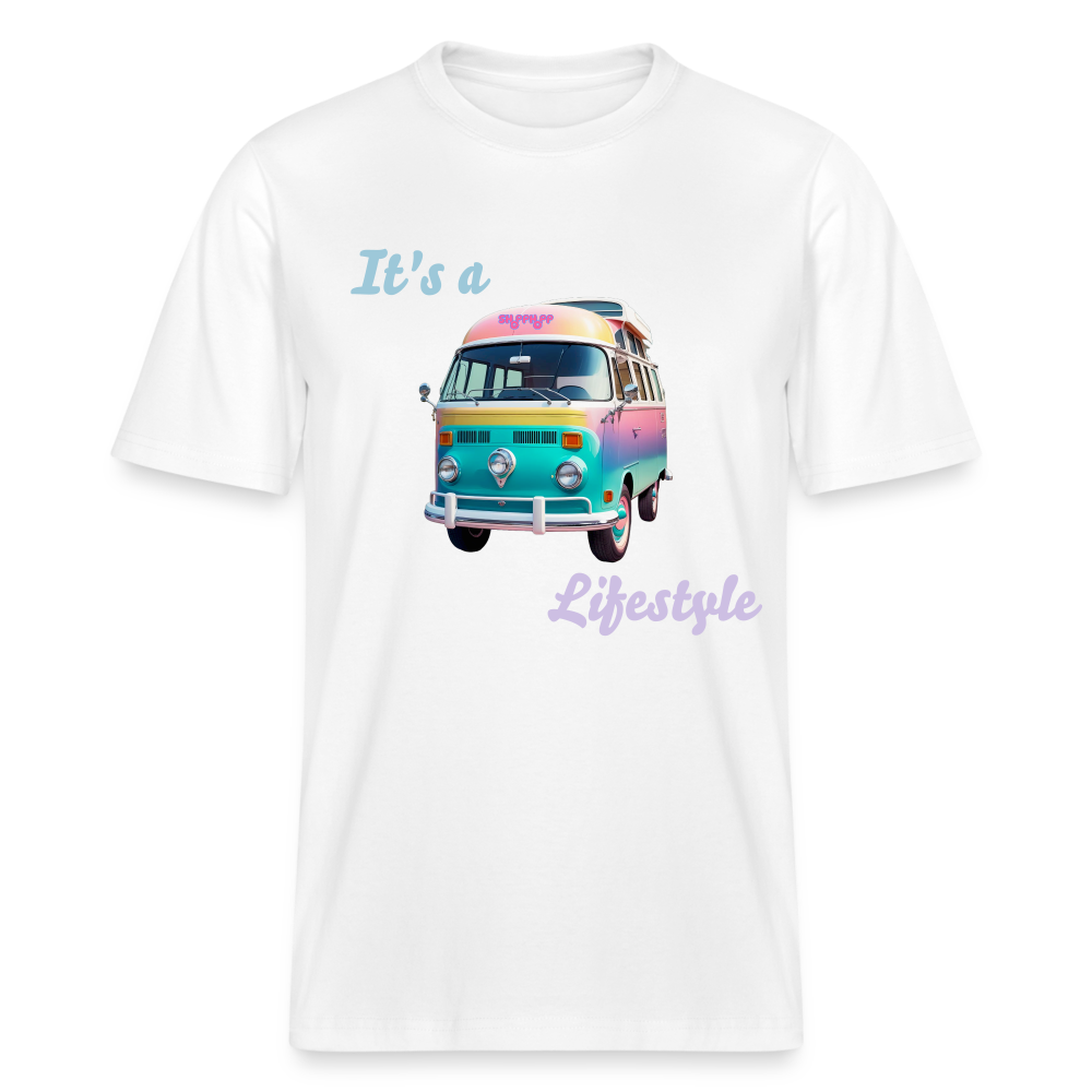 Unisex Bio-T-Shirt - Camper Van - Weiß