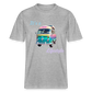 Unisex Bio-T-Shirt - Camper Van - Grau meliert