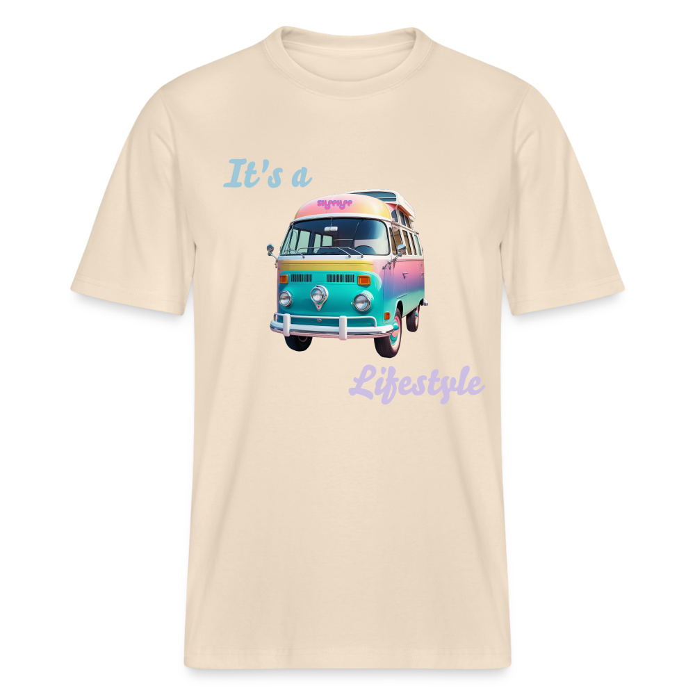 Unisex Bio-T-Shirt - Camper Van - Naturweiß