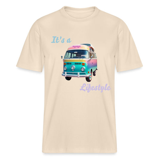 Unisex Bio-T-Shirt - Camper Van - Naturweiß