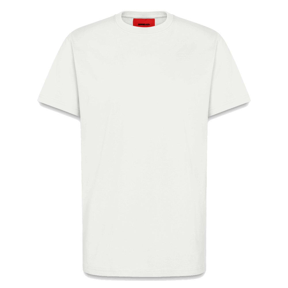 Organic Relaxed T-Shirt - Smile - OFF WHITE