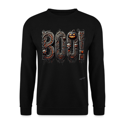 Unisex Pullover -  Grusel BOO! - Schwarz