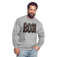 Unisex Pullover -  Grusel BOO! - Weißgrau meliert