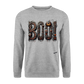 Unisex Pullover -  Grusel BOO! - Weißgrau meliert