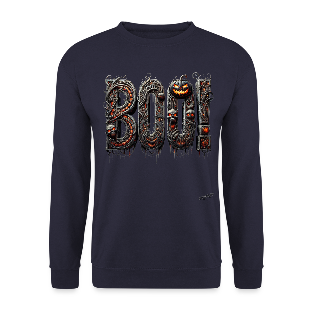 Unisex Pullover -  Grusel BOO! - Navy