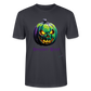 Unisex T-Shirt - Halloween Kürbis - Dunkles Graublau