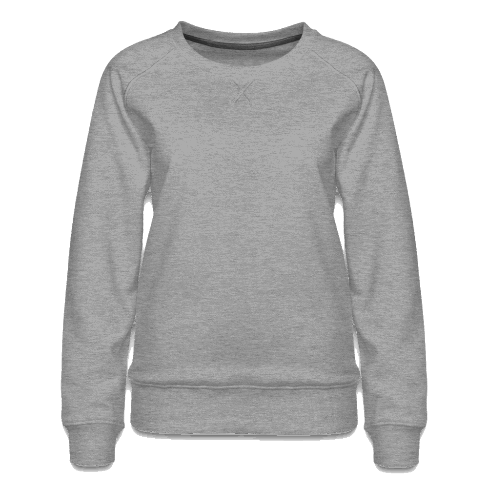 Frauen Pullover - Roller Hexe - Grau meliert